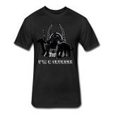 Character #46 Fitted Cotton/Poly T-Shirt by Next Level - black