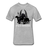 Character #46 Fitted Cotton/Poly T-Shirt by Next Level - heather gray
