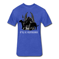 Character #46 Fitted Cotton/Poly T-Shirt by Next Level - heather royal