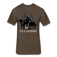 Character #46 Fitted Cotton/Poly T-Shirt by Next Level - heather espresso