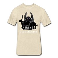 Character #46 Fitted Cotton/Poly T-Shirt by Next Level - heather cream