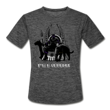 Character #46 Men’s Moisture Wicking Performance T-Shirt - dark heather gray