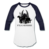 Character #46 Baseball T-Shirt - white/navy
