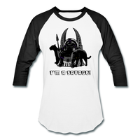 Character #46 Baseball T-Shirt - white/black