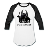 Character #46 Baseball T-Shirt - white/black