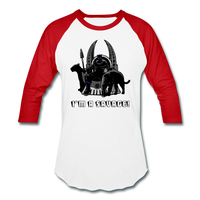 Character #46 Baseball T-Shirt - white/red