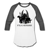 Character #46 Baseball T-Shirt - white/charcoal