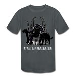 Character #46 Kids' Moisture Wicking Performance T-Shirt - charcoal
