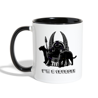 Character #46 Contrast Coffee Mug - white/black