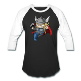 Character #47 Baseball T-Shirt - black/white