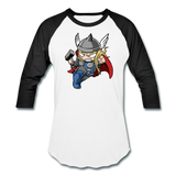 Character #47 Baseball T-Shirt - white/black