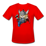 Character #47 Men’s Moisture Wicking Performance T-Shirt - red