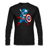 Character #48 Men's Long Sleeve T-Shirt by Next Level - black