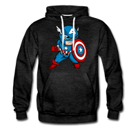 Character #48 Men’s Premium Hoodie - charcoal gray