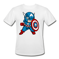 Character #48 Men’s Moisture Wicking Performance T-Shirt - white