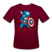 Character #48 Men’s Moisture Wicking Performance T-Shirt - burgundy