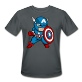 Character #48 Men’s Moisture Wicking Performance T-Shirt - charcoal