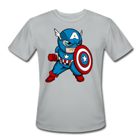 Character #48 Men’s Moisture Wicking Performance T-Shirt - silver