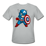 Character #48 Men’s Moisture Wicking Performance T-Shirt - silver