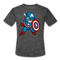 Character #48 Men’s Moisture Wicking Performance T-Shirt - dark heather gray