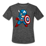Character #48 Men’s Moisture Wicking Performance T-Shirt - dark heather gray