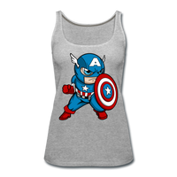Character #48 Women’s Premium Tank Top - heather gray