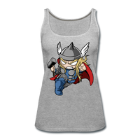 Character #47 Women’s Premium Tank Top - heather gray