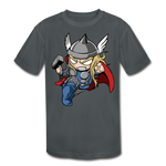 Character #47 Kids' Moisture Wicking Performance T-Shirt - charcoal