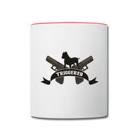 Character #48 Contrast Coffee Mug - white/red
