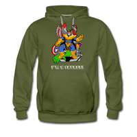 Character #50 Men’s Premium Hoodie - olive green