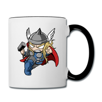 Character #47 Contrast Coffee Mug - white/black
