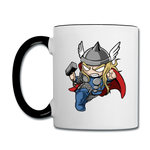 Character #47 Contrast Coffee Mug - white/black