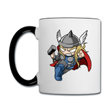 Character #47 Contrast Coffee Mug - white/black