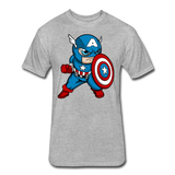 Character #48 Fitted Cotton/Poly T-Shirt by Next Level - heather gray