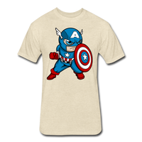 Character #48 Fitted Cotton/Poly T-Shirt by Next Level - heather cream