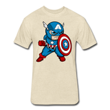 Character #48 Fitted Cotton/Poly T-Shirt by Next Level - heather cream