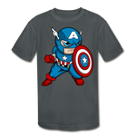 Character #48 Kids' Moisture Wicking Performance T-Shirt - charcoal