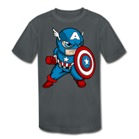 Character #48 Kids' Moisture Wicking Performance T-Shirt - charcoal