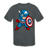 Character #48 Kids' Moisture Wicking Performance T-Shirt - charcoal