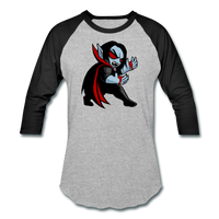 Character #49 Baseball T-Shirt - heather gray/black