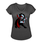 Character #49 Women's Tri-Blend V-Neck T-Shirt - deep heather