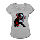 Character #49 Women's Tri-Blend V-Neck T-Shirt - heather gray