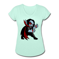 Character #49 Women's Tri-Blend V-Neck T-Shirt - mint