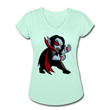 Character #49 Women's Tri-Blend V-Neck T-Shirt - mint
