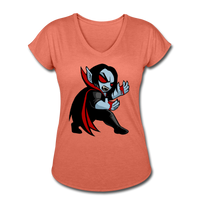 Character #49 Women's Tri-Blend V-Neck T-Shirt - heather bronze