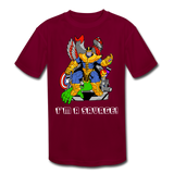 Character #50 Kids' Moisture Wicking Performance T-Shirt - burgundy