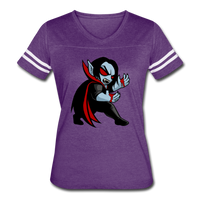 Character #49 Women’s Vintage Sport T-Shirt - vintage purple/white