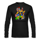 Character #50 Men's Long Sleeve T-Shirt by Next Level - black