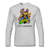 Character #50 Men's Long Sleeve T-Shirt by Next Level - heather gray