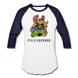Character #50 Baseball T-Shirt - white/navy